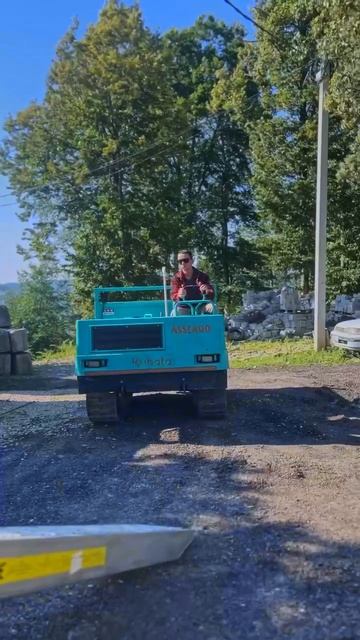 Погрузка Думпера Kubota RG30