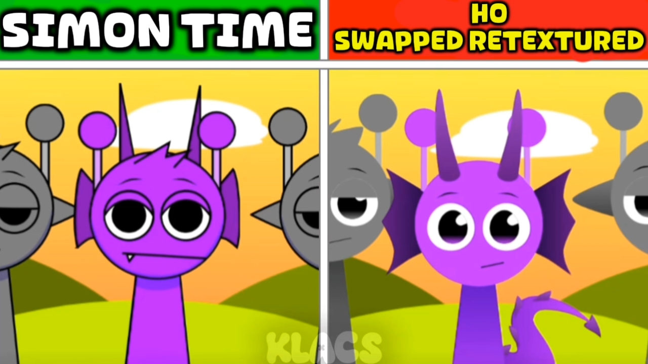 Incredibox 🎶 Sprunki Simon 🟡 Time ⏲  Против 🆚 ⚔️ Но Swapped 🔄 Retextured 🔥