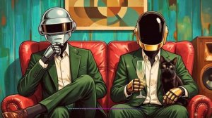 🎧 Daft Punk Retro Lounge Nights ｜ Chill Disco, Synthwave, Electronic Funk, Neo Soul Playlist