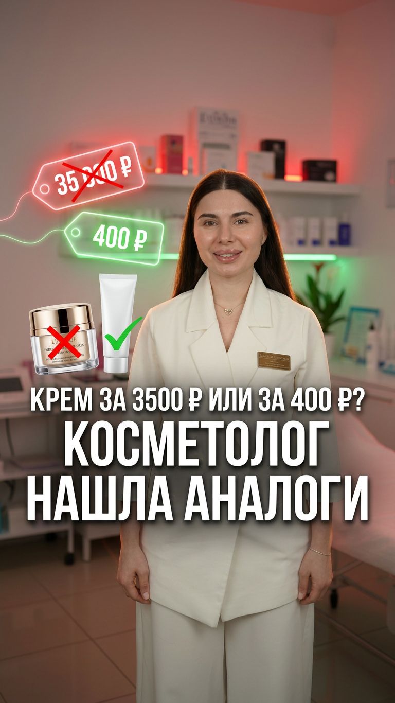 💉 Люкс Vs аптека: почему кремы не спасают овал лица