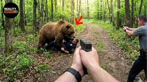 ЖЕСТОКИЕ НАПАДЕНИЯ ЖИВОТНЫХ #Самые страшные встречи с медведями, снятые на камеру