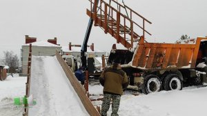 2026/01/10 – В Мирном демонтирована деревянная горка
