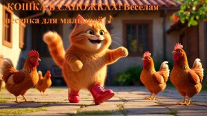 🐱👢 КОШКА В САПОЖКАХ! Весёлая песенка для малышей 🎵