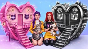 Розовый РУМИ против Чёрной МИРЫ 🌸🖤 KPop битва за переустройство комнаты охотников на демонов