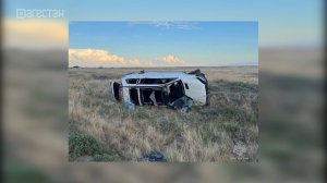 В Тарумовском районе минивэн съехал в кювет, один ребёнок погиб