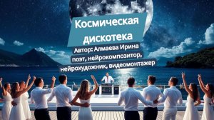 Космическая дискотека. Алмаева Ирина (нейрокомпозитор, видеомонтажер).