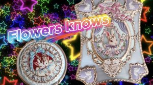 распаковка косметики flowers knoys