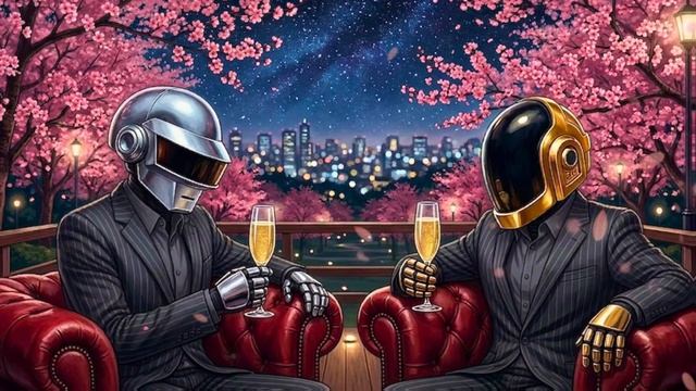 🌸 Daft Punk Spring Petal Vibes ｜ Chill Disco, Synthwave, Electro Funk, Neo Soul Playlist
