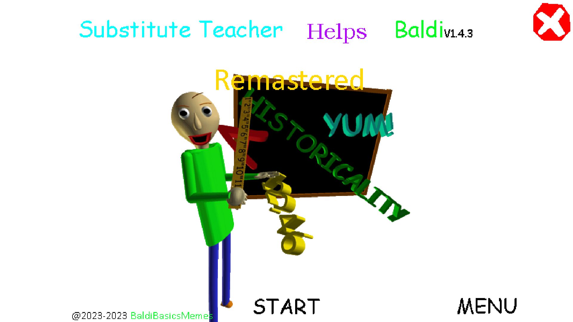 Substitute Teacher Helps Baldi