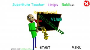 Substitute Teacher Helps Baldi