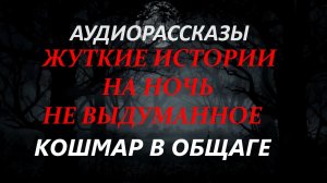 СТРАШНЫЕ РАССКАЗЫ НА НОЧЬ-КОШМАР В ОБЩАГЕ