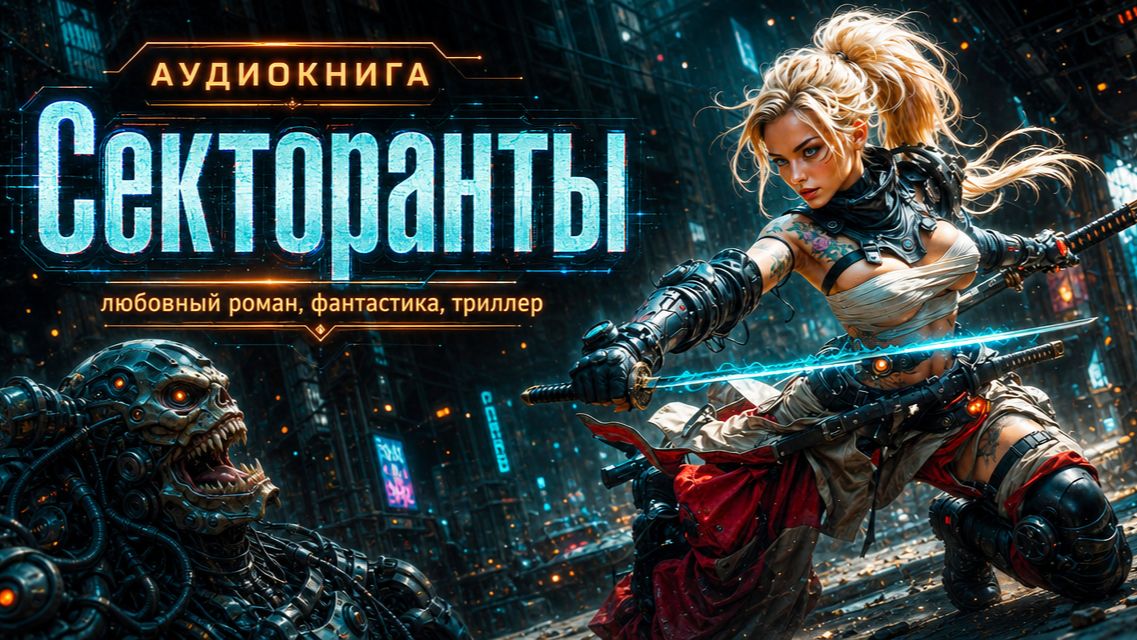 АУДИОКНИГА СЕКТОРАНТЫ ЛЮБОВНЫЙ РОМАН, ФАНТАСТИКА, ТРИЛЛЕР