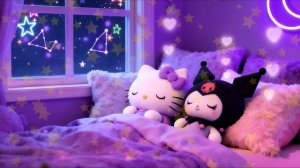 Хеллоу Китти спокойная музыка детям перед сном 🪄😽🍭 Спокойный мультик для малышей