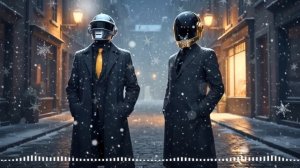 ☃️ DAFT PUNK TRIBUTE – Winter Neon Nights ｜ Chill Disco, French House, Retro Soul Playlist