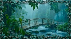 🌧️🌲 Звуки ручья и дождя в лесу помогут вам быстро заснуть | Природная колыбельная.