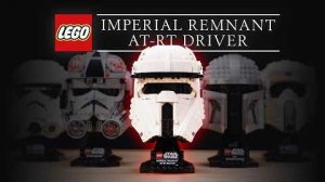 Обзор шлема водителя AT-RT из набора LEGO Star Wars «Имперские реликвии» Набор 75458