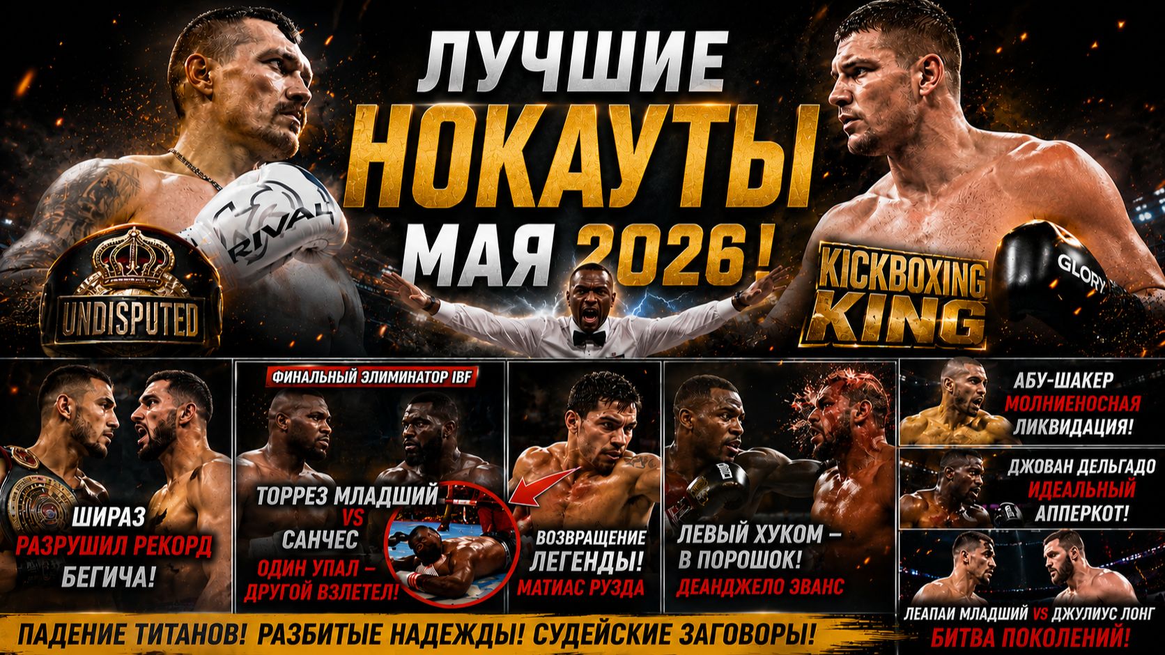ТЯЖЕЛОВЕСЫ ВЫРУБАЮТ! ЛУЧШИЕ НОКАУТЫ - 2026. Май, часть 2 смотреть онлайн