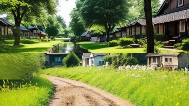 Звук природы. Пение птицы Сутора тросниковая в деревне