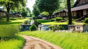 Звук природы. Пение птицы Сутора тросниковая в деревне