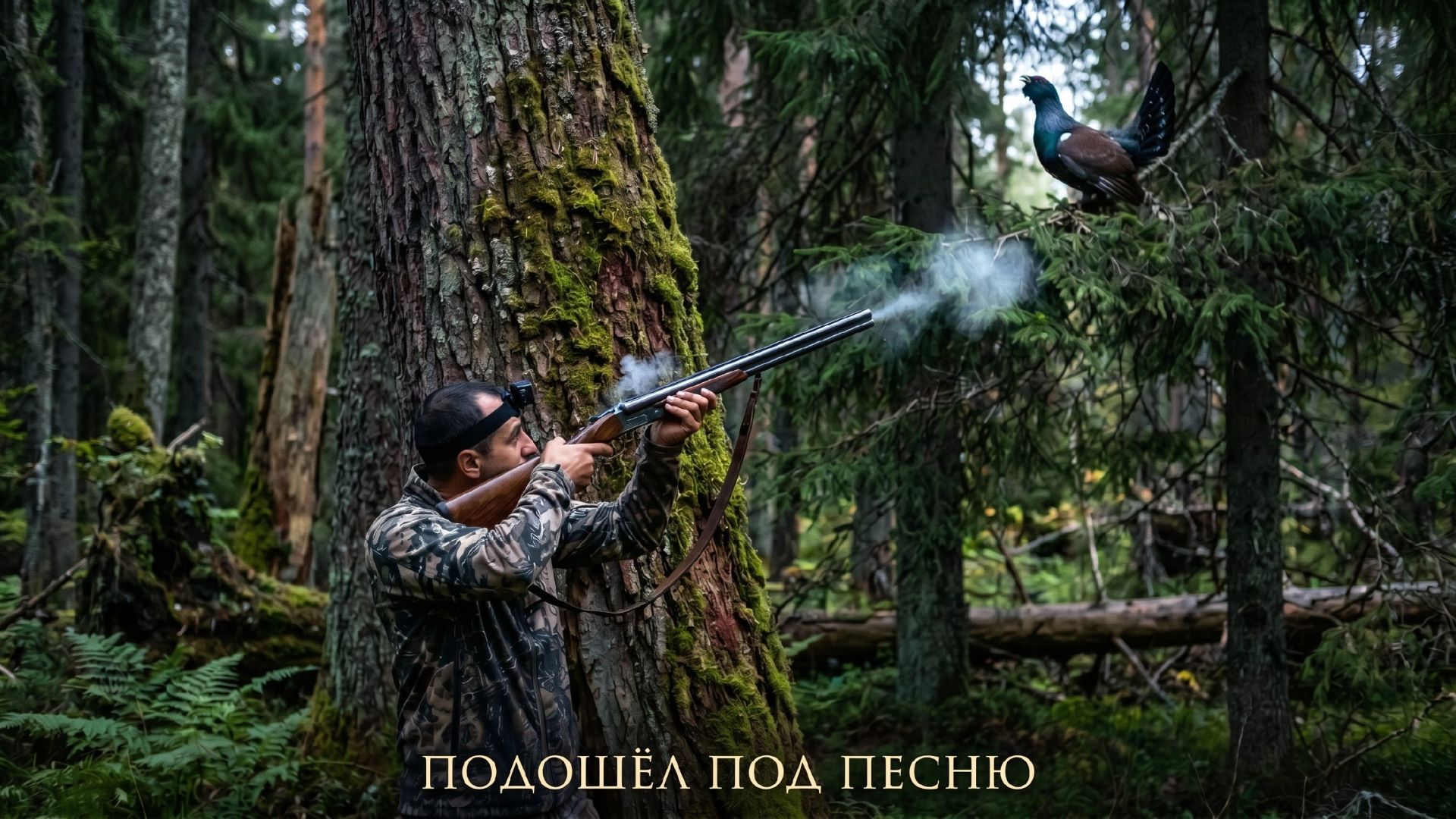 охота на медведя и глухаря в тайге! сожгли избу охотника, пьем воду с ручья