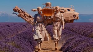 The Brass Harvesters： Dawn Scenes Beneath the Twin Suns ｜ AI 4K — Retrofutura