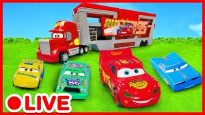 Давайте поиграем в игрушечные гонки с Disney Cars 🚗🏁 Молния Маккуин