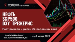 Нефть вниз, S&P500 вверх? Разбираем главный сценарий на лето 2026