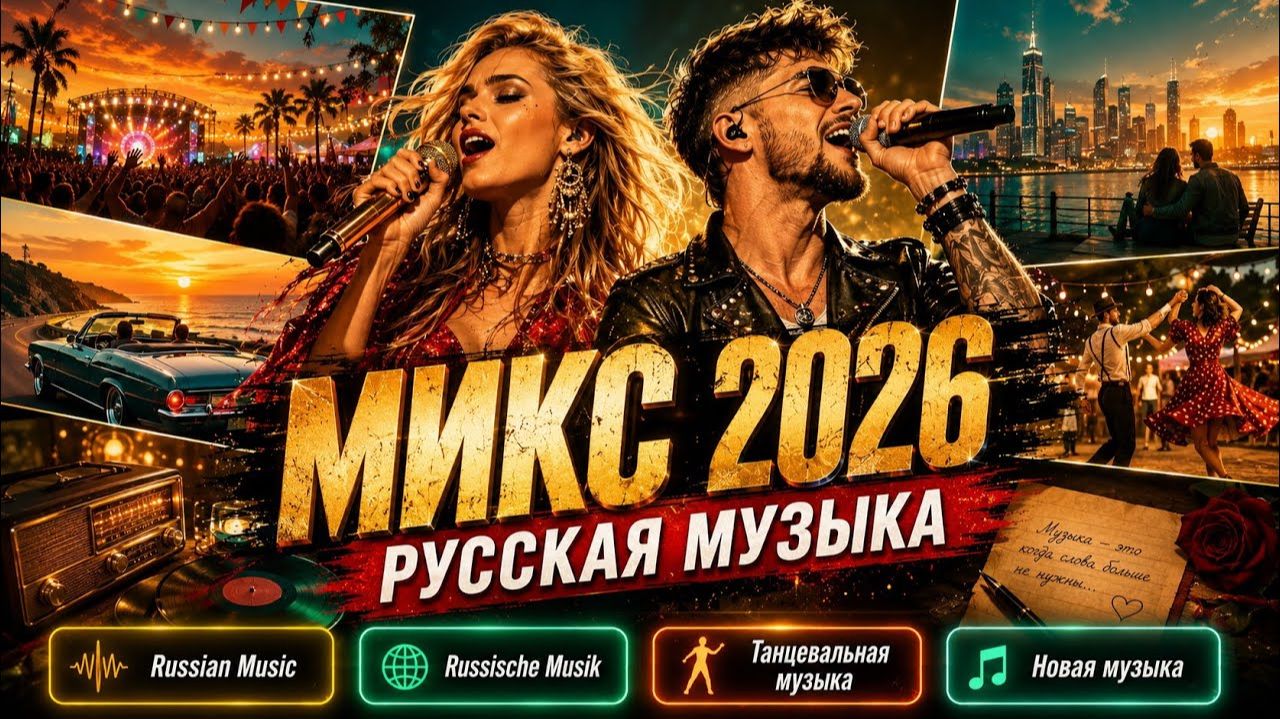 Новинки Музыки🏖️Русские Хиты 2026🥓Лучшая Музыка 2026🏖️Слушать Музыку Бесплатно 2026