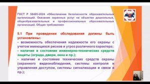 Антитеррор День 4 урок 2 Применение ГОСТ Р-58485-2024  для организации  охраны