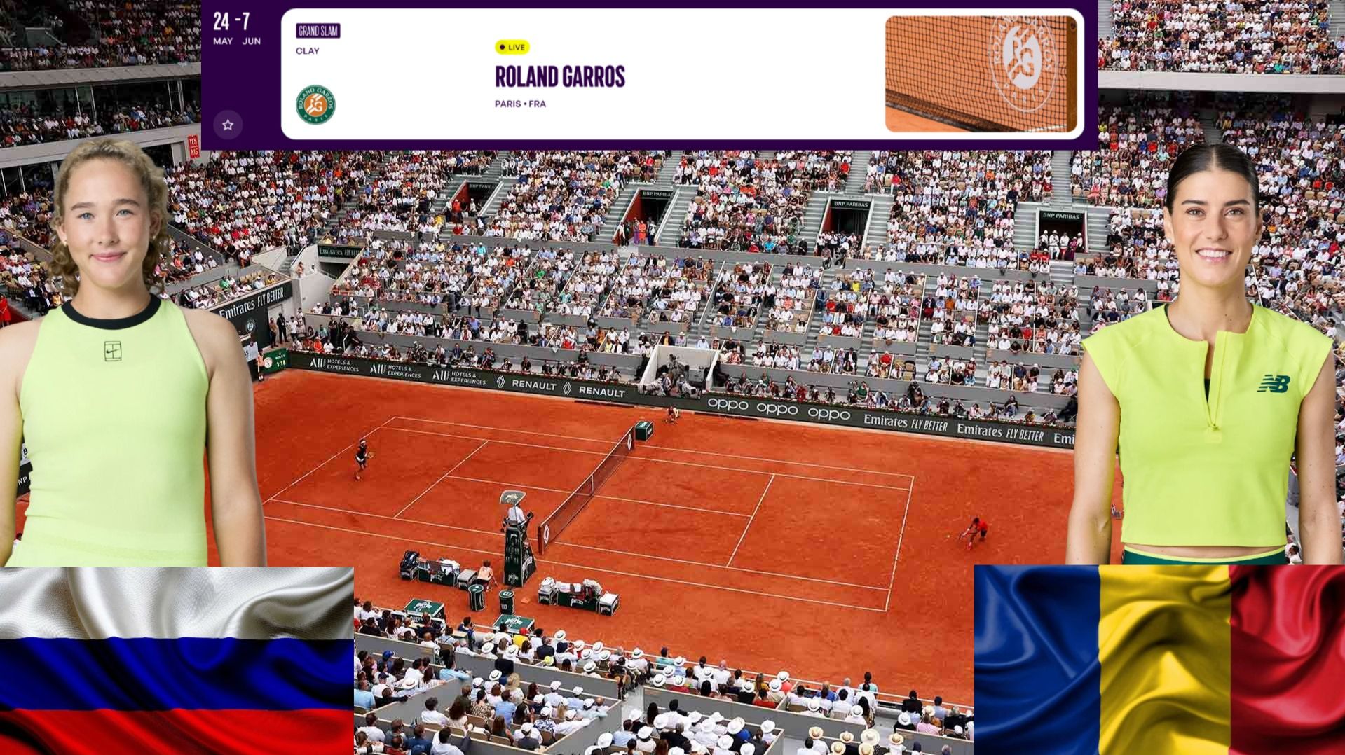 02/06⏰12:00 (8) 🇷🇺Мирра Андреева - (18) 🇷🇴Сорана Кирстя смотреть онлайн
