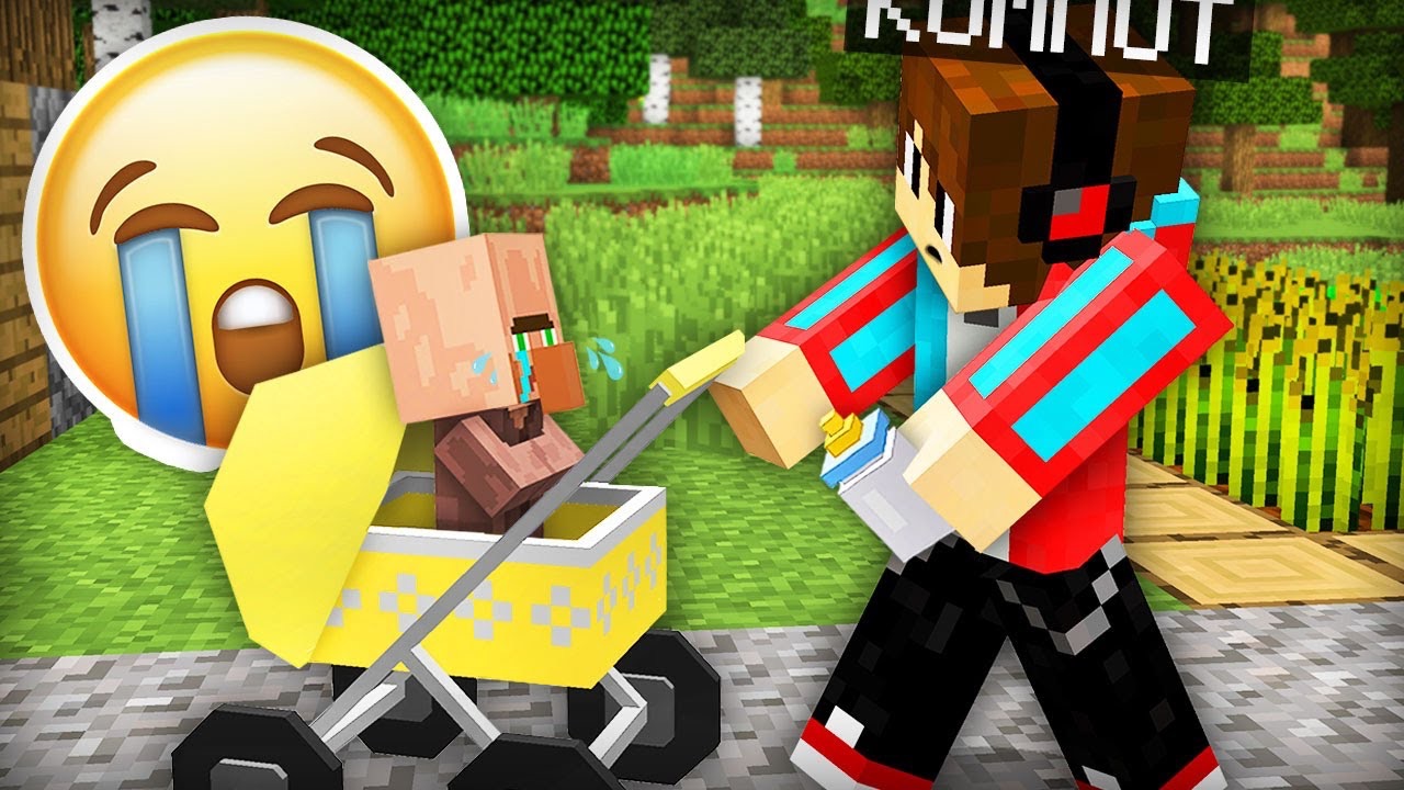 ЖИТЕЛЬ СТАЛ РЕБЁНКОМ В МАЙНКРАФТ | Компот Minecraft