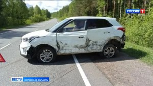 Два человека погибли в субботу в Оричевском районе в результате массовой аварии
