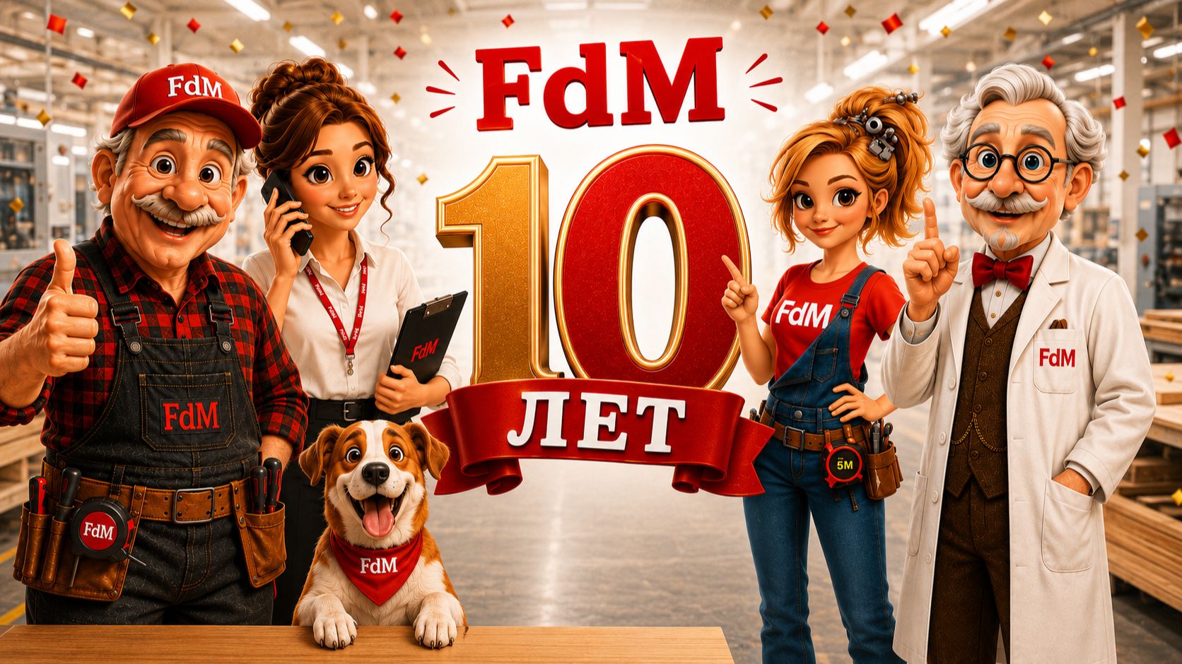 Компании FdM 10 лет!