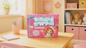 ПОДАРОЧНЫЙ НАБОР. БОЛЬШОЙ ПОДАРОК ДЛЯ ДЕВОЧЕК