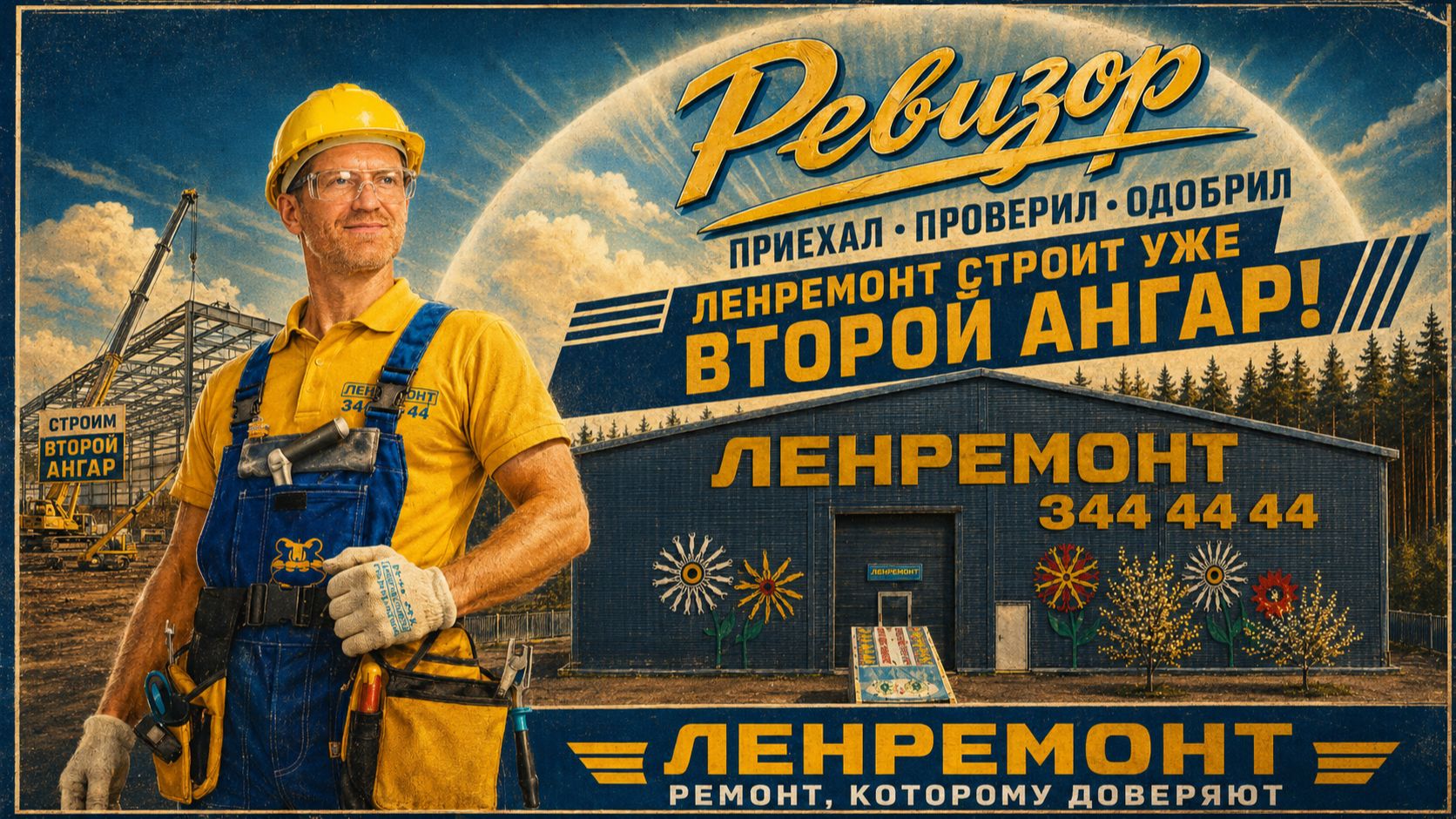ПОЧЕМУ ЛЕНРЕМОНТ ЛУЧШИЕ в ПЕТЕРБУРГЕ!? СТРОИМ УЖЕ ВТОРОЙ СОБСТВЕННЫЙ АНГАР 2000 м²