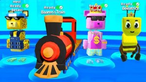 Железнодорожный состав, играют в прятки в секретном месте/Super Bear Adventure🐻