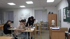 Урок Шкуропет Марии Андреевны «Лепка гипсового глаза Давида»