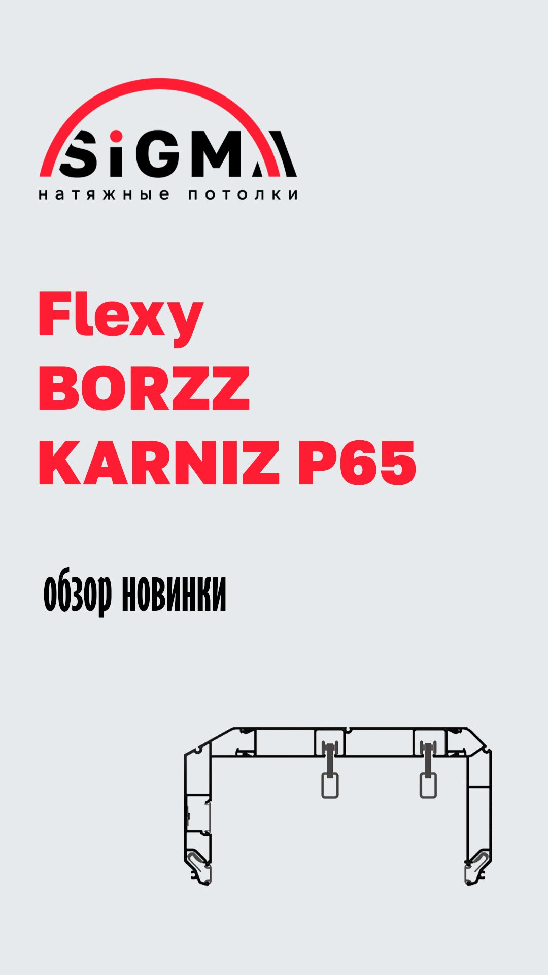 FLEXY BORZZ KARNIZ P65 - профиль для скрытых ниш: обзор и особенности #обзоры_новинок