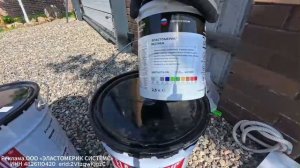 Покраска забора акриловой краской Elastomeric Резинка