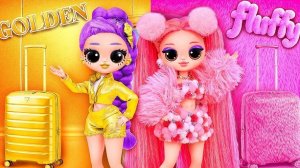 K-Pop Охотницы на Демонов в золотом и пушистом самолёте! 10 поделок для кукол L.O.L.