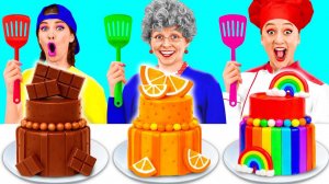 Кулинарный Челлендж# Я против Бабушки # Смешные Челленджи от 4Teen Challenge