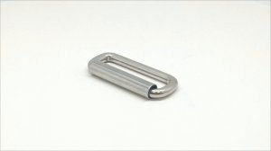 Рамка прямоугольная с роликом 4950RSS/6x50x13 D 6,0 NK (Цвет: никель) (Материал: сталь нержавеющая)