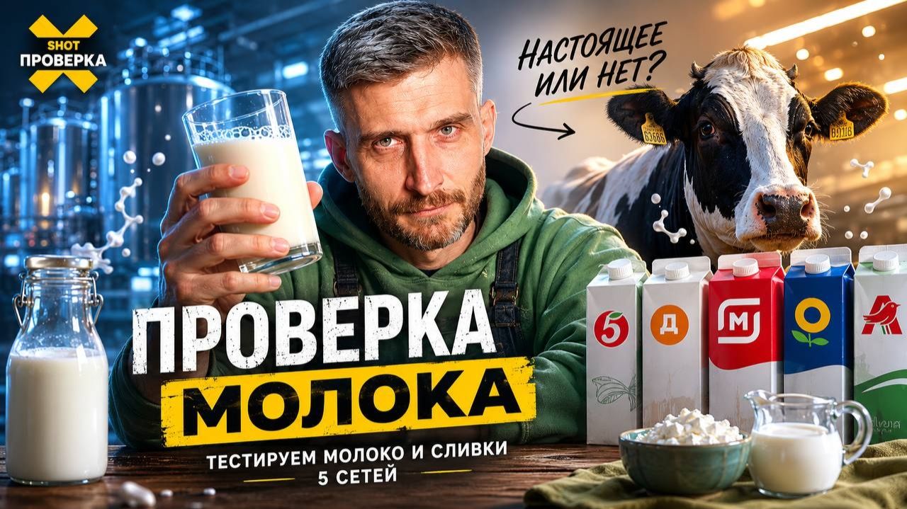 Нас обманывают? Проверка молока из «Пятёрочки», «Дикси», «Магнита», «Ленты» и «Ашана»