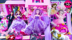 Играем в игрушки из мультика принцесса кукла Барби. Мультфильм для детей. ASMR АСМР
