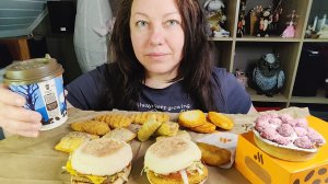 Мукбанг Завтрак из Мака!