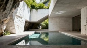 brutalist ambient ｜｜ pool house ｜｜ underpass