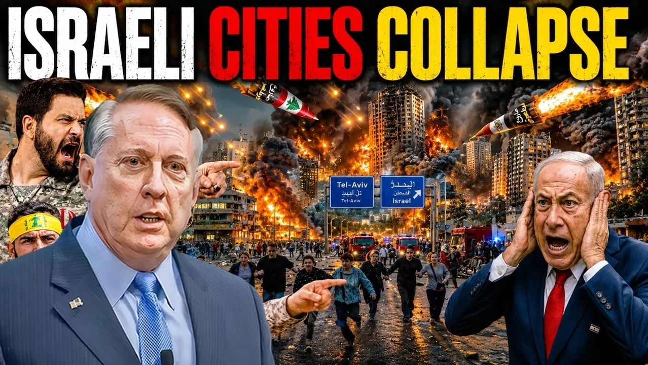 Israeli Cities Are Burning! The Collapse Is Happening On A Massive Scale Col Doug MacGregor смотреть онлайн