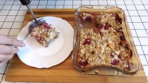 Запеканка из овсяных хлопьев. Простой рецепт!