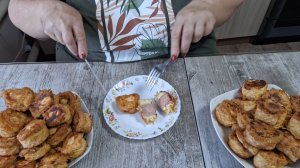 ВАФЕЛЬНЫЕ РУЛЕТИКИ С КАРТОФЕЛЕМ, С СОСИСКАМИ И КРАБОВЫМИ ПАЛОЧКАМИ. ВКУСНЕЙШИЙ ЗАВТРАК ИЛИ ПЕРЕКУС.
