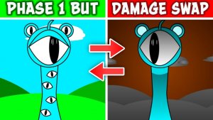 INCREDIBOX SPRUNKI: ФАЗА 1 НО DAMAGE SWAPPED 💥 VS АНТИ-СДВИГ! 🔀⚡